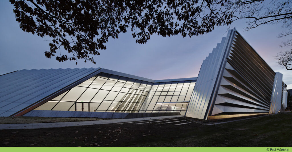 Eli and Edythe Broad Art Museum, East Lansing, Michigan, USA (2012) by ZAHA HADID