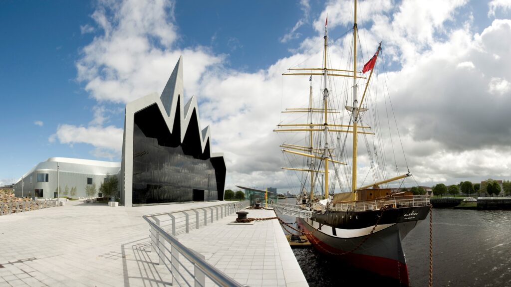 Riverside Museum, Glasgow, Scotland, 2011 By ZAHA HADID