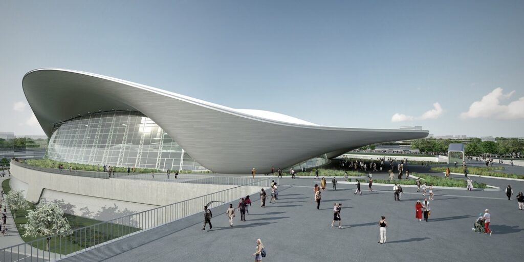 London Aquatics Center, London, England (2011) BY ZAHA HADID