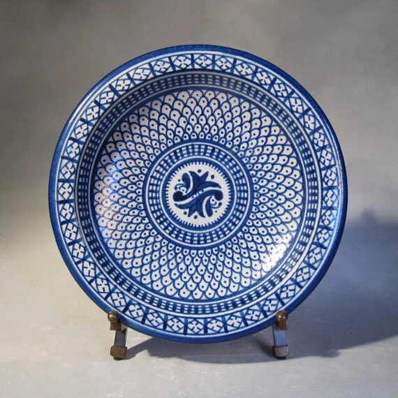 Blue Asfi (Safi) pottery