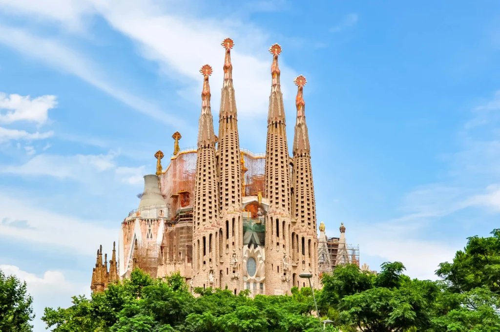 La Sagrada Familia in Barcelona, Spain