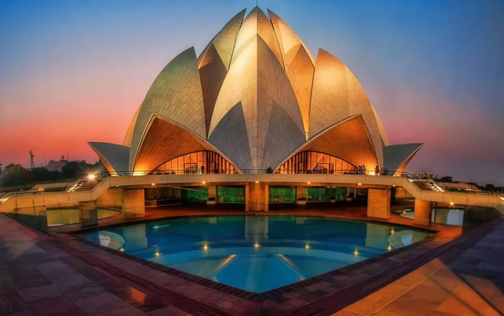 Lotus Temple in New Delhi, India