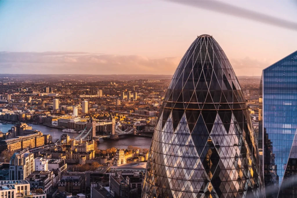 The Gherkin in London, United Kingdom