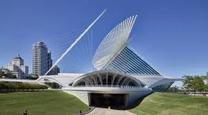 Quadracci Pavilion at the Milwaukee Art Museum in Milwaukee, United States