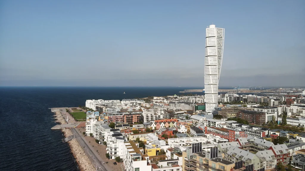 Turning Torso in Malmö, Sweden