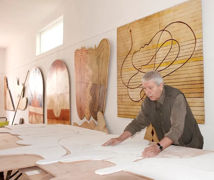 Bauhaus in Morocco farid belkahia in his studio in marrakech 2010 fondation farid belkahia