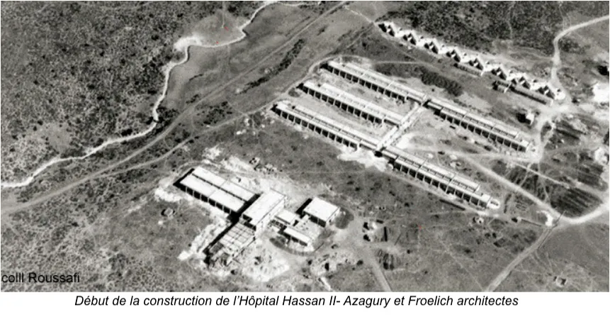 GAMMA Début de la construction d el'Hôpital Hassan II