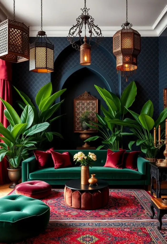 Maximalist Moroccan Interior Colour Anchors