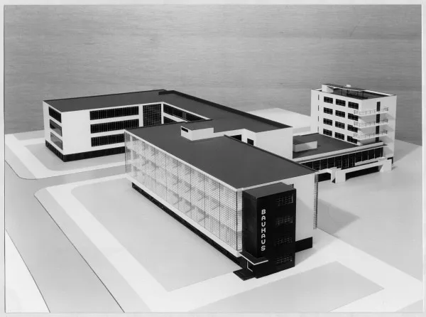 Modell des Bauhaus Dessau Nachbau